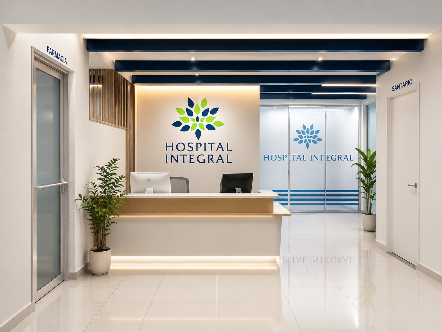 Recepción de Hospital Integral by Medistat, en Alajuela Centro